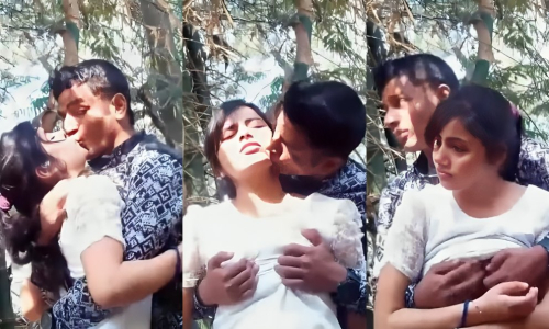 Horny Couple Outdoor Having Fun