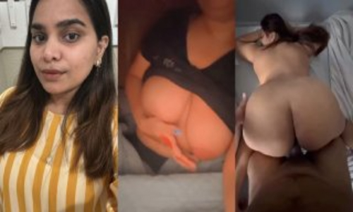 Beautiful BigAss Sexy Indian Horny Gf Hard Doggy Fuck Moaning