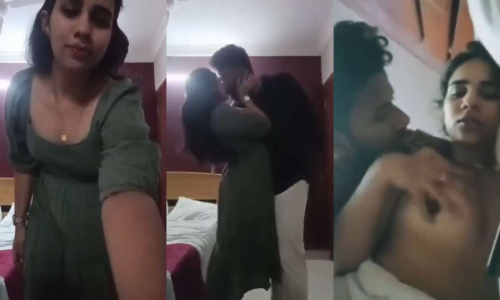 Tamil Sexy Girlfriend Kissing Naked In Bed